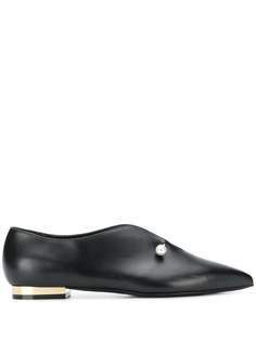 Coliac pearl-embellished ballerinas