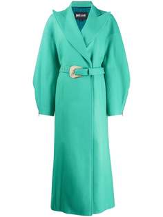 Just Cavalli oversized belted midi coat
