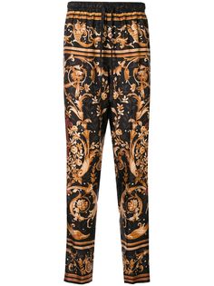 Dolce & Gabbana брюки с графичным принтом