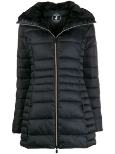 Save The Duck faux-fur lined padded jacket