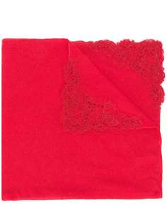 Ermanno Scervino lace trim scarf
