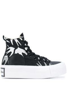 McQ Alexander McQueen Swallow print platform sneakers