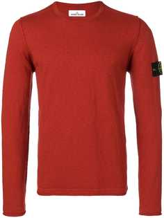 Stone Island свитер с нашивкой-логотипом