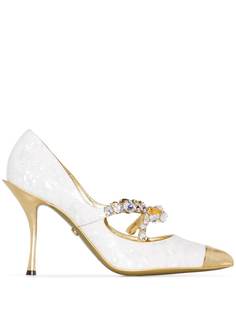 Dolce & Gabbana туфли Lori 90 с кристаллами