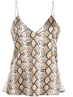 Caroline Constas snake print cami