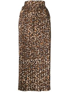 Pt01 брюки с леопардовым принтом