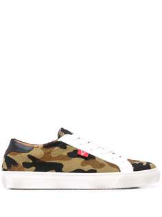 Veronica Beard camouflage print low-top sneakers