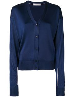 Victoria Beckham кардиган с V-образным вырезом и металлизированной нитью