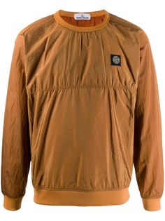Stone Island толстовка с вышитым логотипом