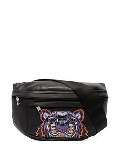 Kenzo поясная сумка с логотипом Tiger