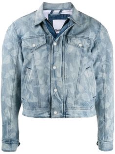 GmbH джинсовая куртка с принтом