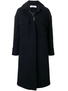 Victoria Victoria Beckham однобортное приталенное пальто