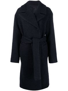 Victoria Victoria Beckham пальто букле с поясом