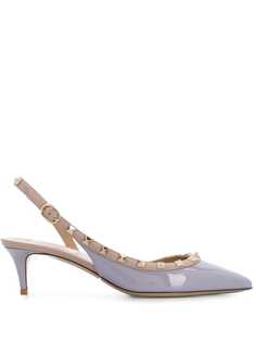 Valentino туфли Valentino Garavani Rockstud 55 с ремешком на пятке