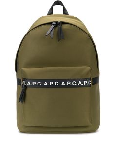 A.P.C. рюкзак на молнии с логотипом