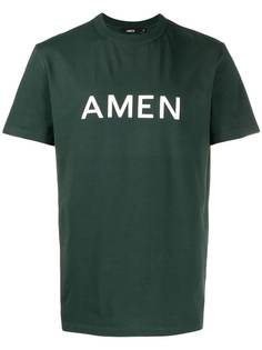 Amen футболка с круглым вырезом и логотипом Amen.