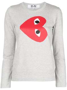 Comme Des Garçons Play printed logo T-shirt
