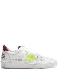 Golden Goose кроссовки Ballstar с эффектом потертости