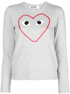 Comme Des Garçons Play printed logo T-shirt