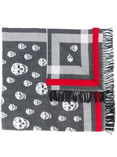 Alexander McQueen платок с принтом Skull