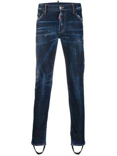 Dsquared2 джинсы Ski с эффектом потертости