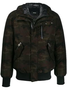 Mackage пуховик с камуфляжным принтом