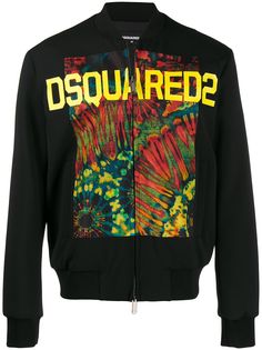 Dsquared2 куртка-бомбер с эффектом тай-дай