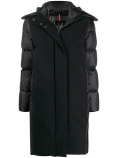 Rrd feather down hooded coat