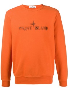Stone Island толстовка с вышитым логотипом