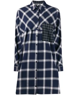 McQ Alexander McQueen check shirt dress
