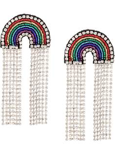 Venessa Arizaga Rainbow Sparkle clip-on earrings