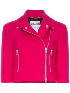 Moschino байкерская куртка на молнии