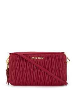Miu Miu matelassé cross-body bag
