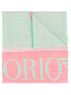 Emporio Armani brand knitted scarf
