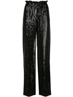 Alice+Olivia брюки широкого кроя с пайетками