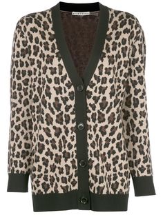 Alice+Olivia Bradford leopard-print cardigan