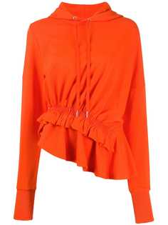 Preen Line Ally ruffle-trim hoodie