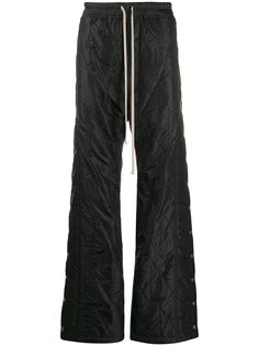 Rick Owens DRKSHDW стеганые брюки Easy Pusher