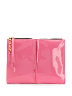 Marni patent clutch bag