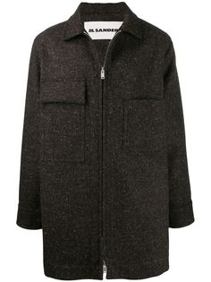 Jil Sander пальто свободного кроя