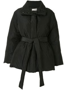 Co belted puffer jacket