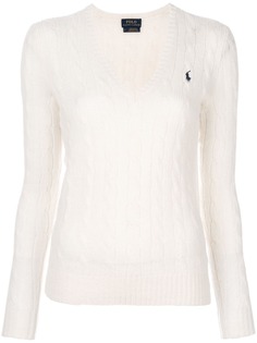 Polo Ralph Lauren вязаный свитер с косами
