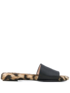 Nº21 leopard print insole slippers