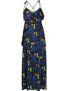 Self-Portrait floral print maxi dress