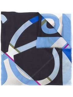 Loewe abstract-print lightweight scarf