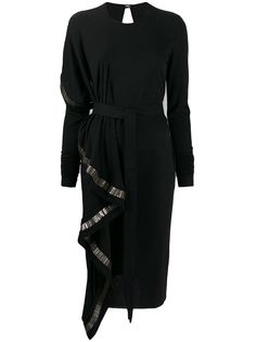 Rick Owens Lilies draped midi dress