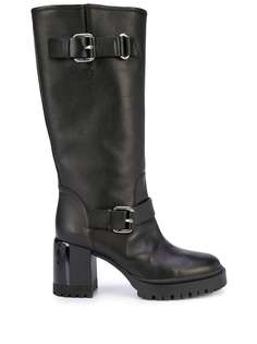 Casadei mid-calf buckled boot