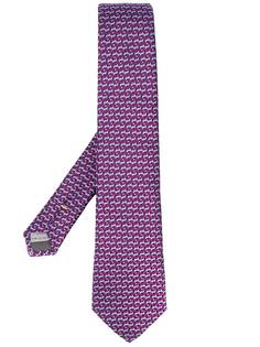 Canali галстук с геометричным узором