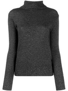 Etro speckle-effect roll neck jumper