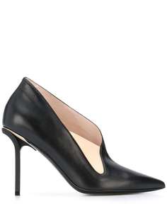 Nº21 sculpted mid-heel pumps